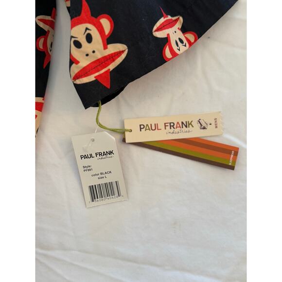 Paul Frank Vintage NWT Devil Julius Monkey Pajama Top Shirt Men's Sz L - Picture 4 of 6